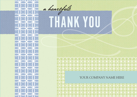 Retro Regards Thank You Cards