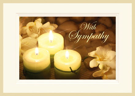 Light A Candle Sympathy Cards